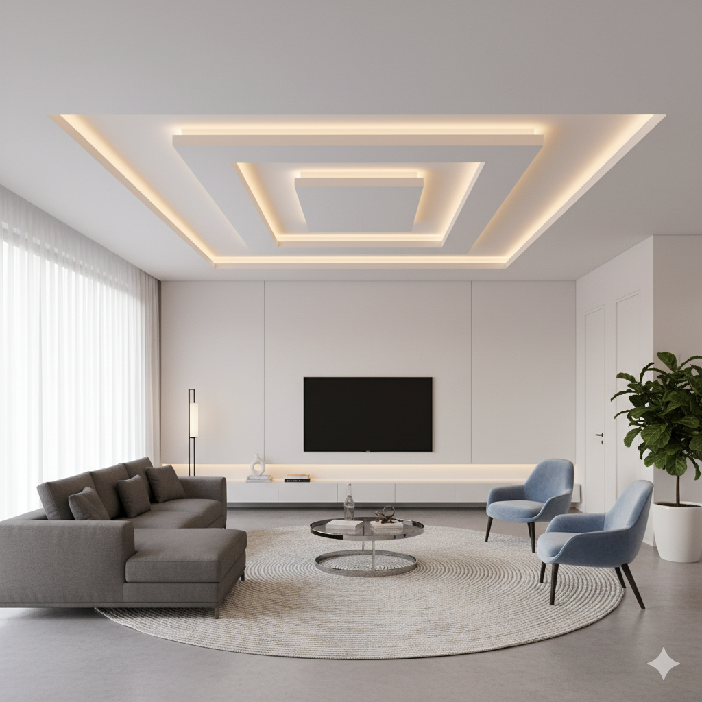 تصميم جبس بورد للأسقف والجدران - صباغ الكويت